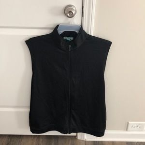 ProTour black golf vest with pockets